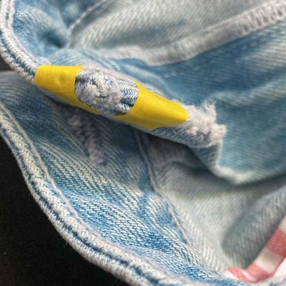 NWT Mumu Blue Distressed Cutoff Denim Shorts Sz 30 Daisy Dukes - Picture 5 of 5